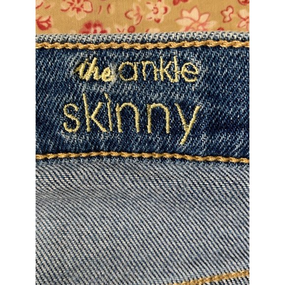 Womens 7 for all Mankind NWT Size 31 Ankle Skinny Jeans Raw Hem $199 6599 - Picture 8 of 11